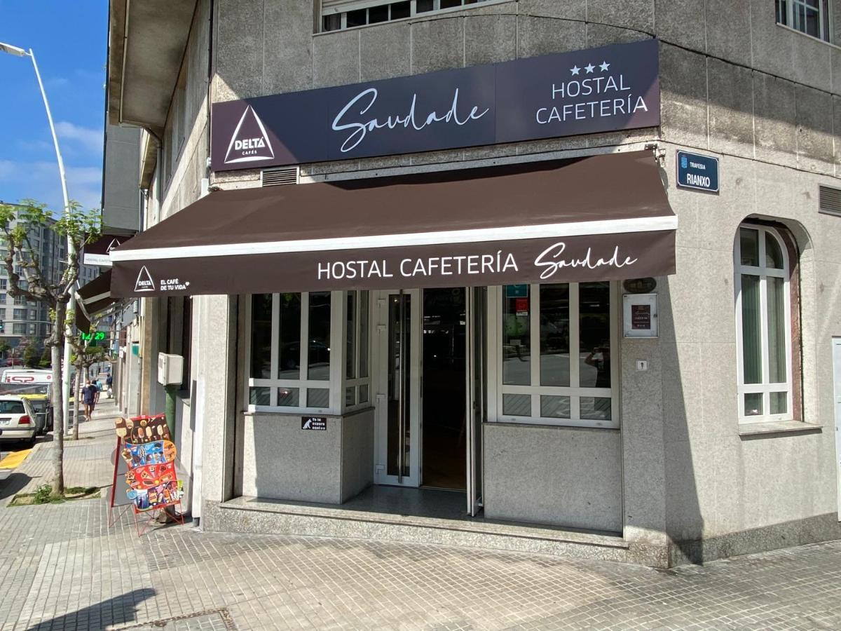 Saudade Hostal Cafeteria A Coruña Zewnętrze zdjęcie